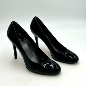 Stuart Weitzman Black Patent Pumps Size 9M